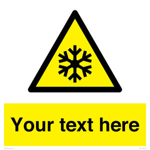 Custom Snowflake Sign